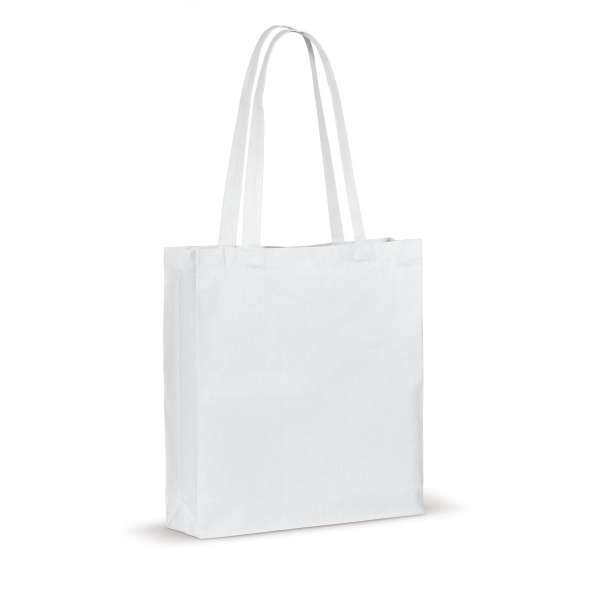 Tasche aus recycelter Baumwolle 140g/m² 38x10x42cm