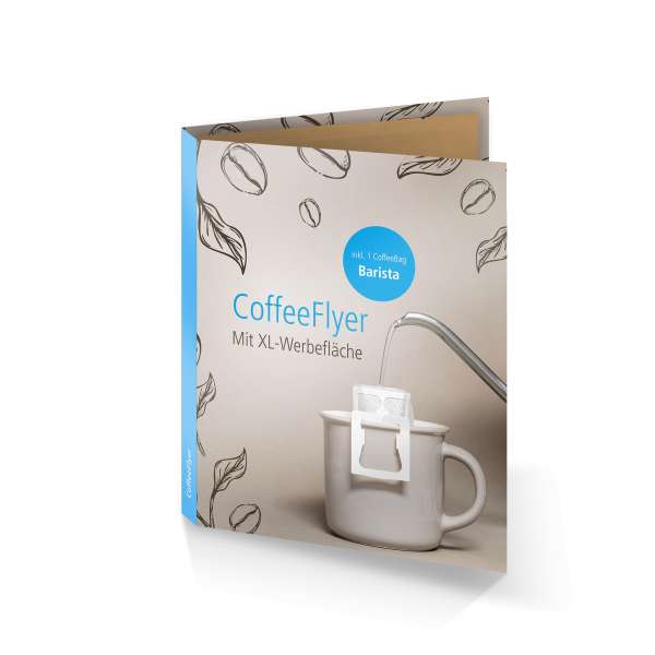 CoffeeFlyer - - naturbraun, Individual Design