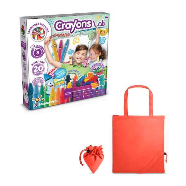 Crayon Factory Kit II Lernspiel lieferung inklusive einer faltbaren geschenktasche aus 190T