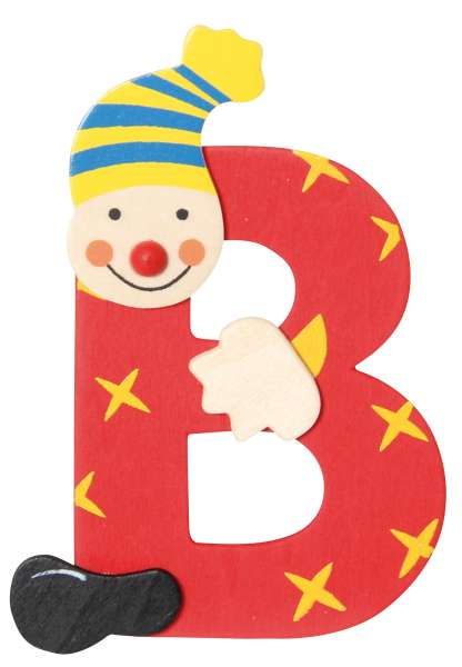 Buchstabe Clown B