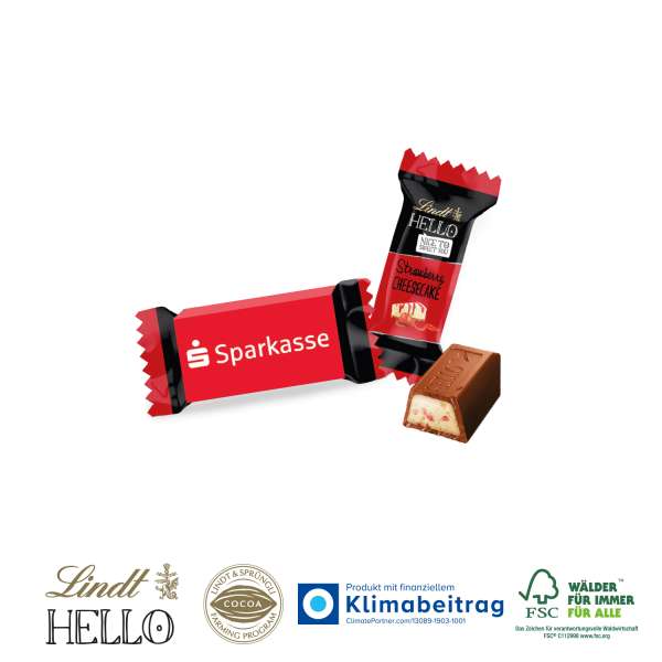 Lindt "HELLO" im Werbeschuber