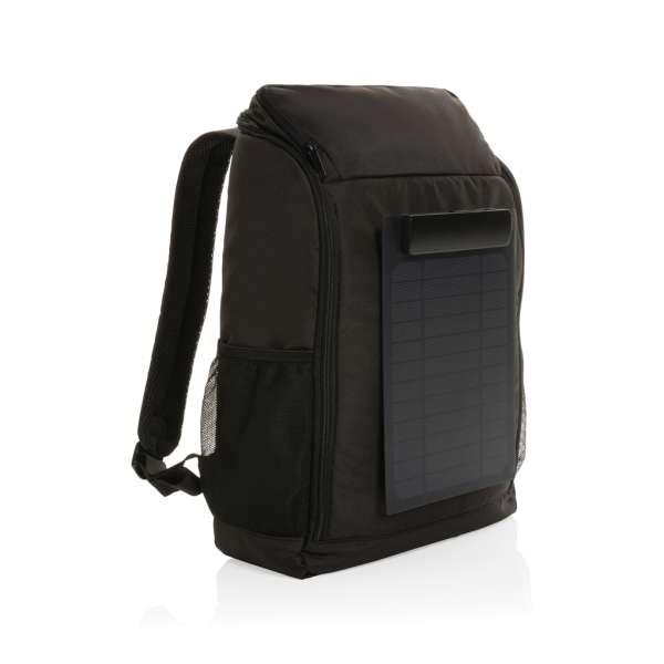 Pedro AWARE™ RPET Deluxe Rucksack mit 5W Solar Panel