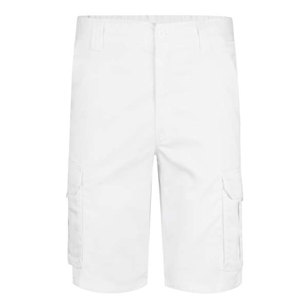 VL HEBE Stretch-Bermudashorts mit mehreren Taschen (240 g / m²), aus Baumwolle (46 %), EME (38 %) un