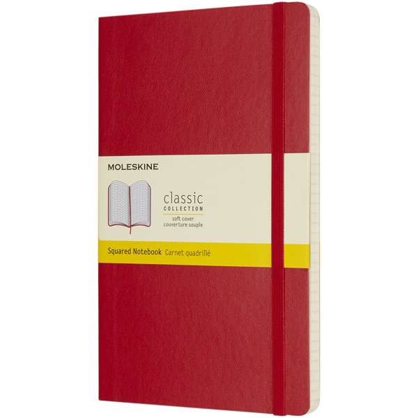 Moleskine Classic Softcover Notizbuch L – kariert