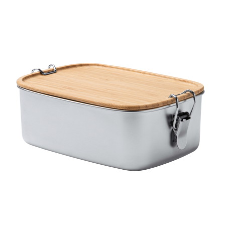 DAIKON Lunchbox aus Edelstahl mit Bambusdeckel