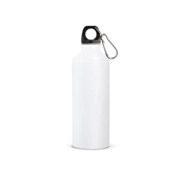 RE-LANDSCAPE M Flasche aus recyceltem Aluminium 530 mL mit Karabiner