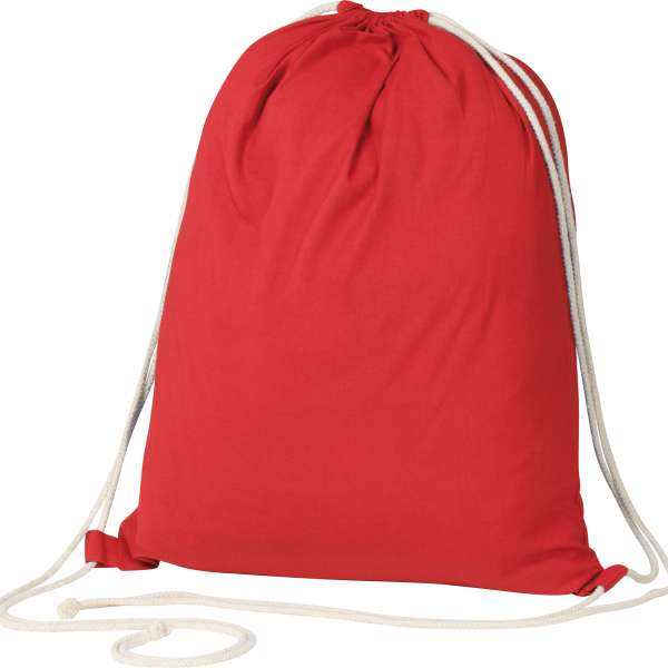 Oeko-Tex® STANDARD 100 zertifizierter Gymbag aus Baumwolle ( 140g/m )