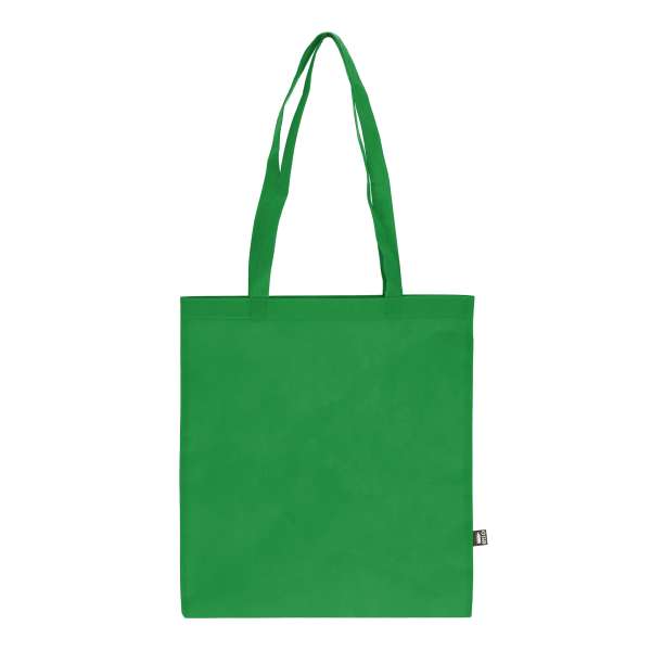 R-PET Tragetasche aus Non Woven mit langen Griffen 38 x 42cm 75g/m²