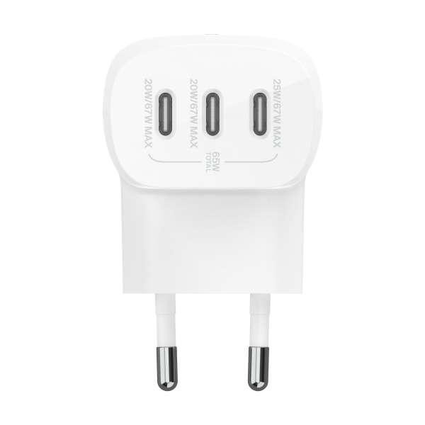 Belkin BoostCharge 3-Port Wall Charger Ladestecker