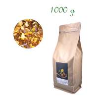 Bulk-Pack Flachbodenbeutel, Kraftpapier, Inhalt 1000 g