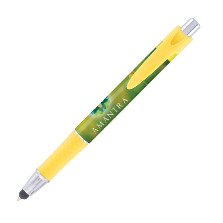 DIA Kugelschreiber Grande Stylus mit Griffzone mit 4c-Druck all over