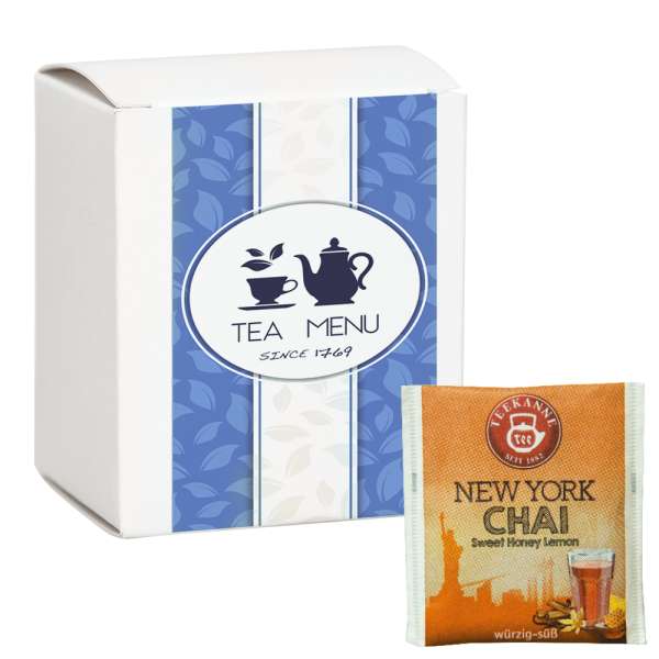 Beuteltee New York Chai, 5 Stück, 8,75g, Faltschachtel