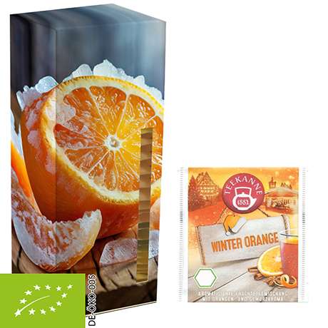 Bio Beuteltee Winter Orange, 24 Stück, 54g, Faltschachtel Teetower