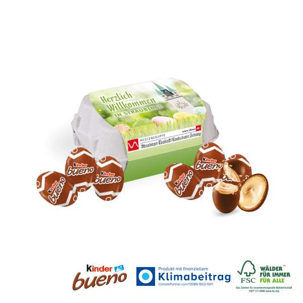 Schoko-Eier 6er-Set mit kinder bueno Eggs