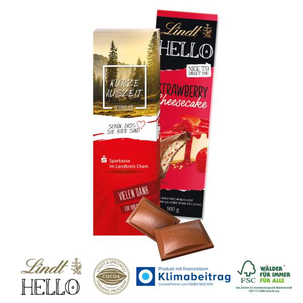 Schokolade von Lindt "HELLO"