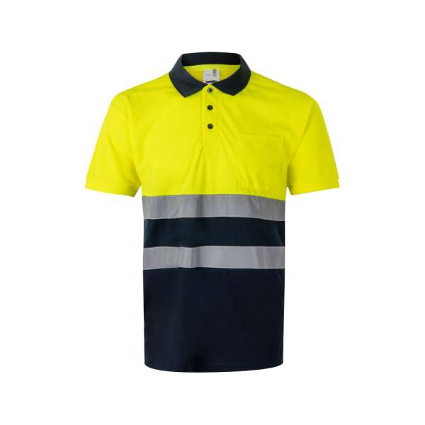 VL FORTUNA Poloshirt (140g / m²) im Bird-Eye-Design mit kurzen Ärmeln, aus Polyester (100%)