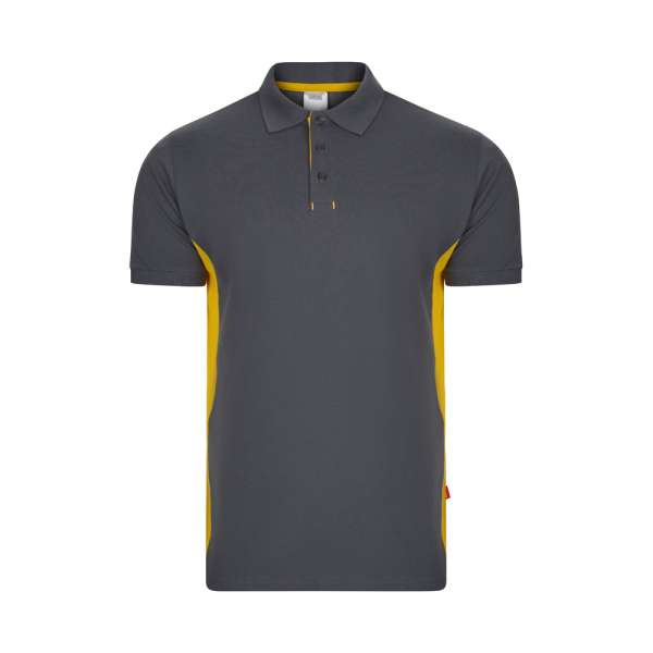 VL SUPAY Zweifarbiges Piqué-Poloshirt (180 g / m²), kurzärmelig, aus Baumwolle (60%) und Polyester (