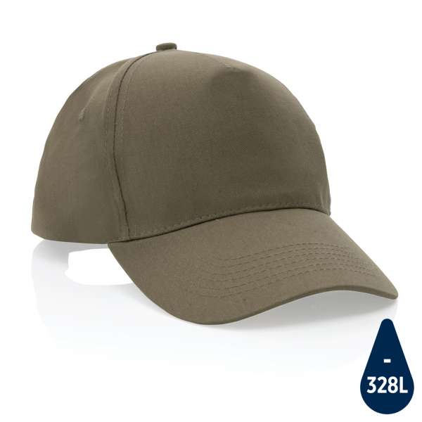 Impact 5 Panel Kappe aus 190gr rCotton mit AWARE™ Tracer