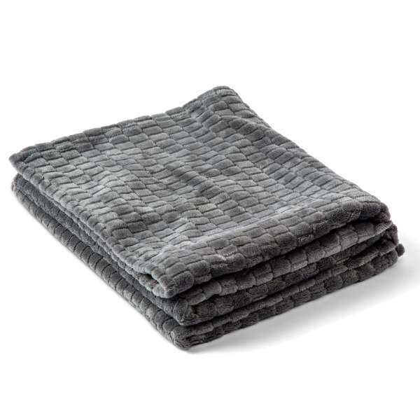 Kosta Linnewafveri Fleece Plaid Jaquard 130x170 cm