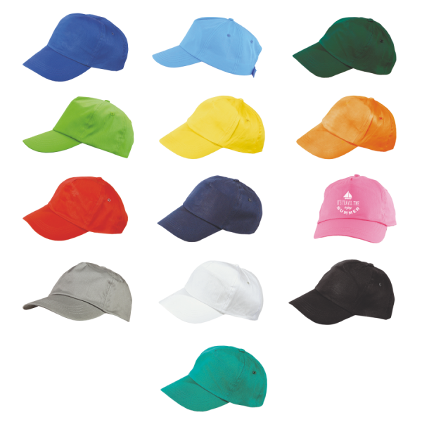 Cap 5 Panel Basic mit Klettverschluss