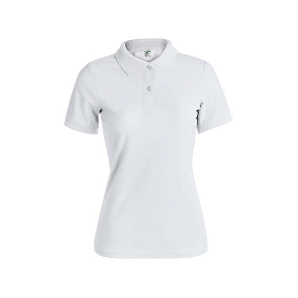 Frauen Weiß Polo-Shirt "keya" WPS180