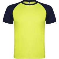 Fluor Yellow, Navy Blue