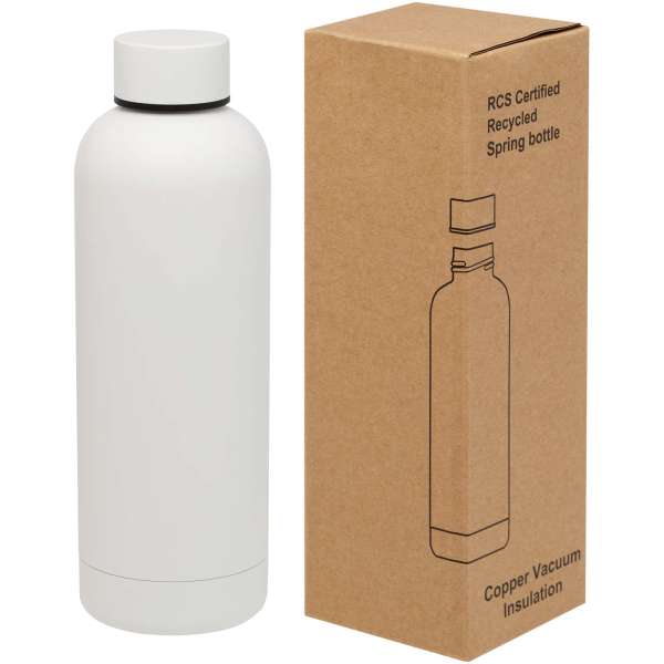 Spring 500 ml RCS-zertifizierte Kupfer-Vakuum Isolierflasche aus recyceltem Edelstahl