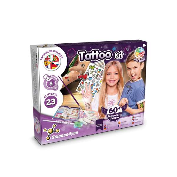 Tattoo Factory Kit III Lernspiel lieferung inklusive einer kraftpapiertasche (115 g / m²)