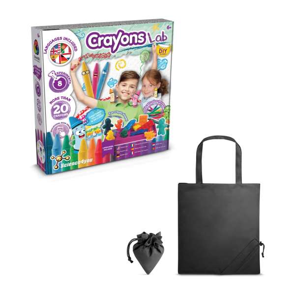 Crayon Factory Kit II Lernspiel lieferung inklusive einer faltbaren geschenktasche aus 190T