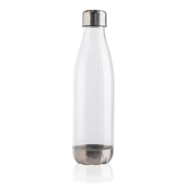 Auslaufsichere Trinkflasche mit Stainless-Steel-Deckel