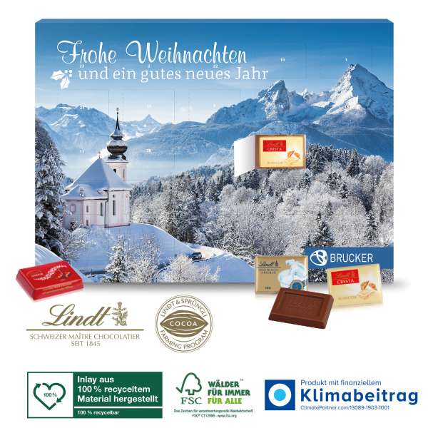 Wand-Adventskalender "Lindt Exklusiv"