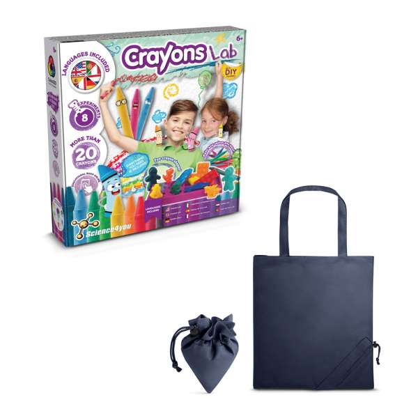 Crayon Factory Kit II Lernspiel lieferung inklusive einer faltbaren geschenktasche aus 190T