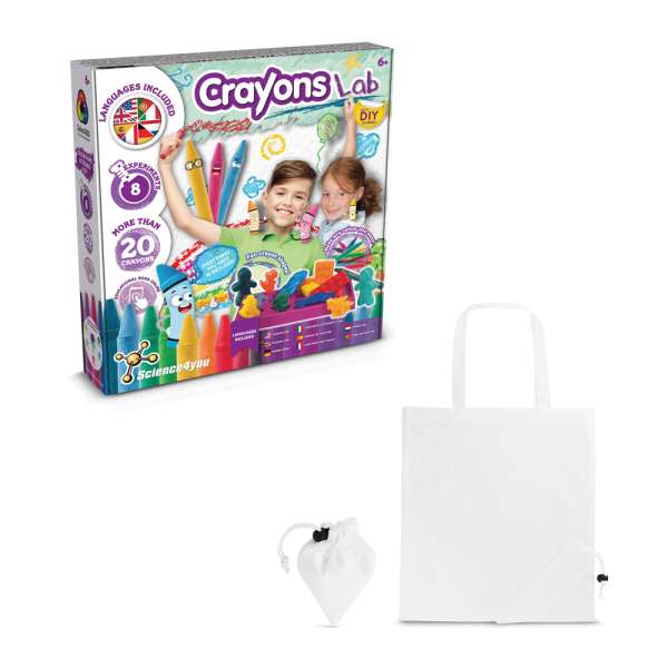 Crayon Factory Kit II Lernspiel lieferung inklusive einer faltbaren geschenktasche aus 190T