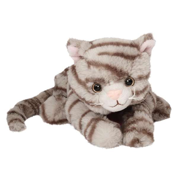 Katze liegend 26 cm