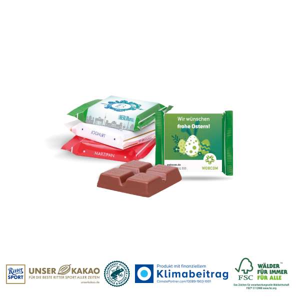 Ritter SPORT "Mini" mit Werbebanderole