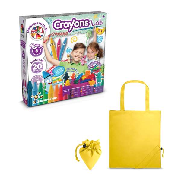 Crayon Factory Kit II Lernspiel lieferung inklusive einer faltbaren geschenktasche aus 190T