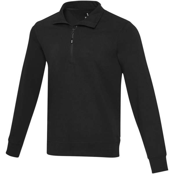 Tin Aware™ Pullover mit Half-Zip Reißverschluss aus recyceltem Material Unisex