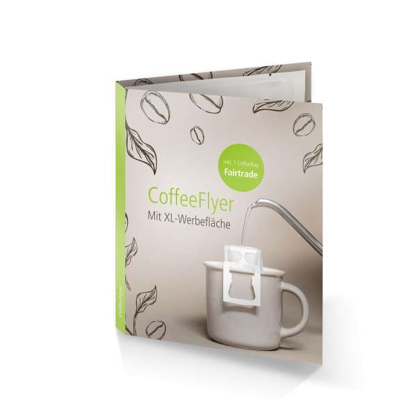 CoffeeFlyer - - weiß, Individual Design