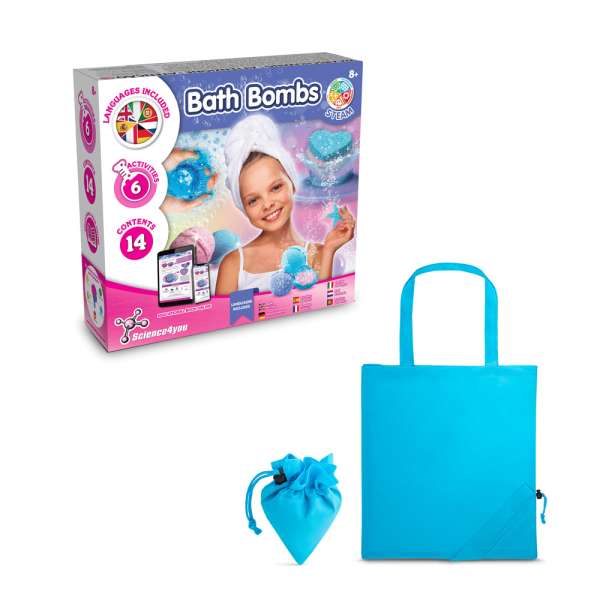 Bath Bombs Kit V Lernspiel lieferung inklusive einer faltbaren geschenktasche aus 190T