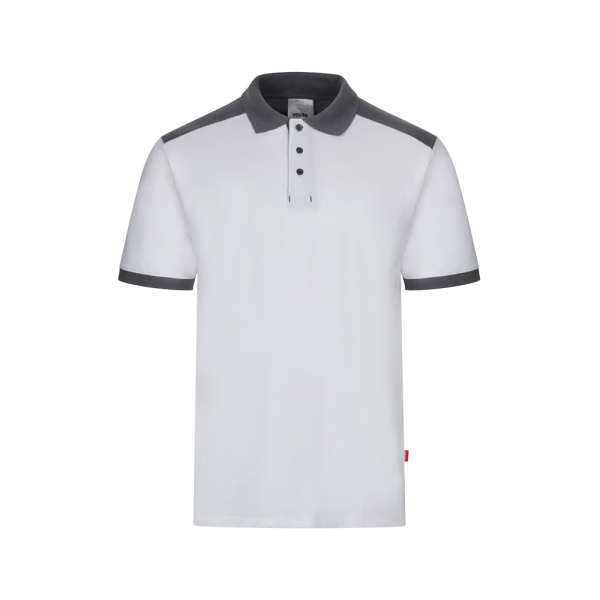 VL VELES Zweifarbiges Stretch-Piqué-Poloshirt (200 g / m²) mit kurzen Ärmeln, aus Polyester (96 %) u