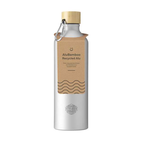 AluBamboo GRS Recycled Alu 750 ml Wasserflasche