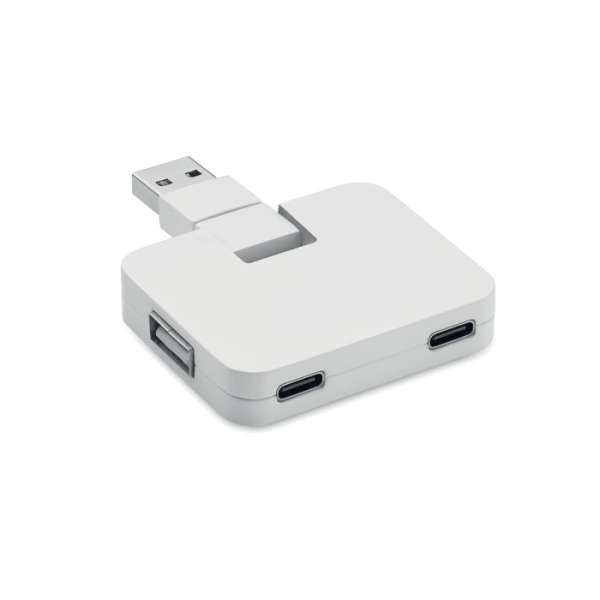 4 Port USB Hub SQUARE-C