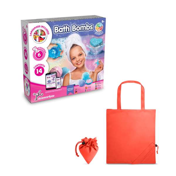 Bath Bombs Kit V Lernspiel lieferung inklusive einer faltbaren geschenktasche aus 190T