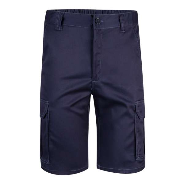 VL HEBE Stretch-Bermudashorts mit mehreren Taschen (240 g / m²), aus Baumwolle (46 %), EME (38 %) un