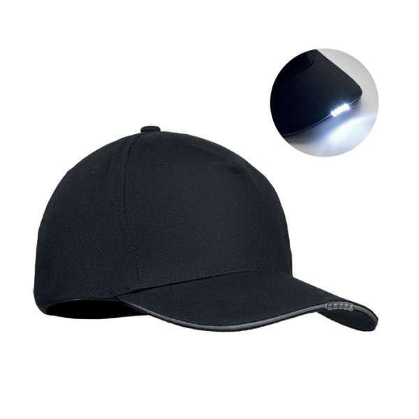 Baseball Kappe mit LED 220g/m² LUZCAP