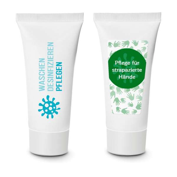 Pflegetube Mini 20 ml - Hand- und Nagelcreme sensitiv mit Aloe Vera, Sheabutter, Mandelöl & Avocadoö