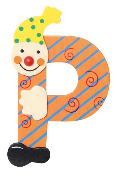 Buchstabe Clown P