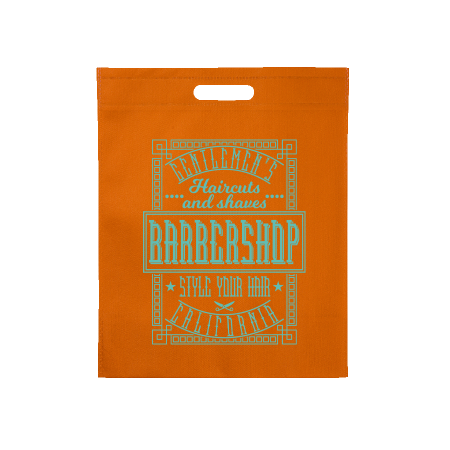 Non woven Shopper mit Griff ausgestanzt 80 g / m²