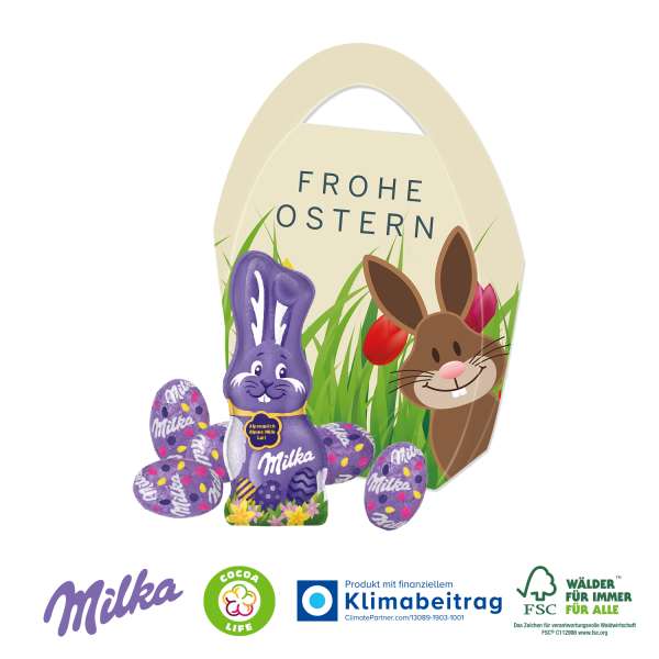 Premium "Osterei" mit Milka Schokoladenmischung