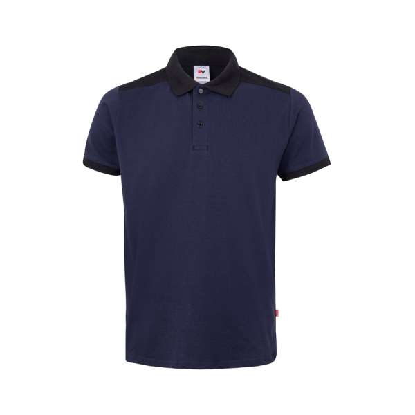 VL VELES Zweifarbiges Stretch-Piqué-Poloshirt (200 g / m²) mit kurzen Ärmeln, aus Polyester (96 %) u